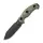 Kizer Sheepdog Survival Fahrtenmesser 1095 Stahl Micarta Grün