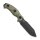 Kizer Sheepdog Survival Fahrtenmesser 1095 Stahl Micarta Grün
