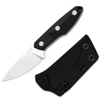 Kizer Splinter Fahrtenmesser AEB-L Stahl G10 Schwarz EDC
