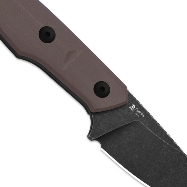 Kizer Splinter Fahrtenmesser AEB-L Stahl G10 Braun EDC