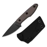 Kizer Splinter Fahrtenmesser AEB-L Stahl G10 Braun EDC