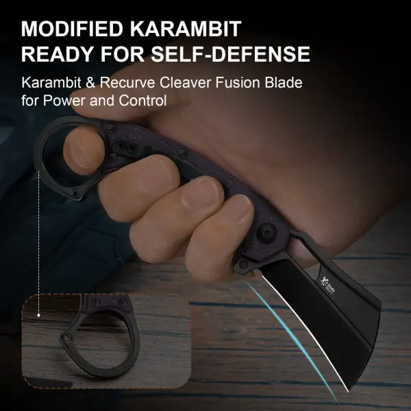 Kizer Dodo Karambit Taschenmesser Nitro-V Stahl PC Griffmaterial