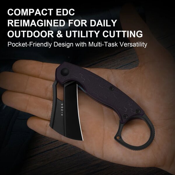 Kizer Dodo Karambit Taschenmesser Nitro-V Stahl PC Griffmaterial