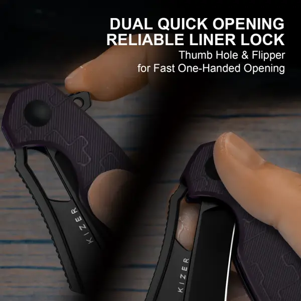 Kizer Dodo Karambit Taschenmesser Nitro-V Stahl PC Griffmaterial