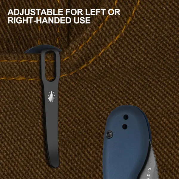 Kizer Microbe Taschenmesser 14C28N Stahl Aluminium Blau