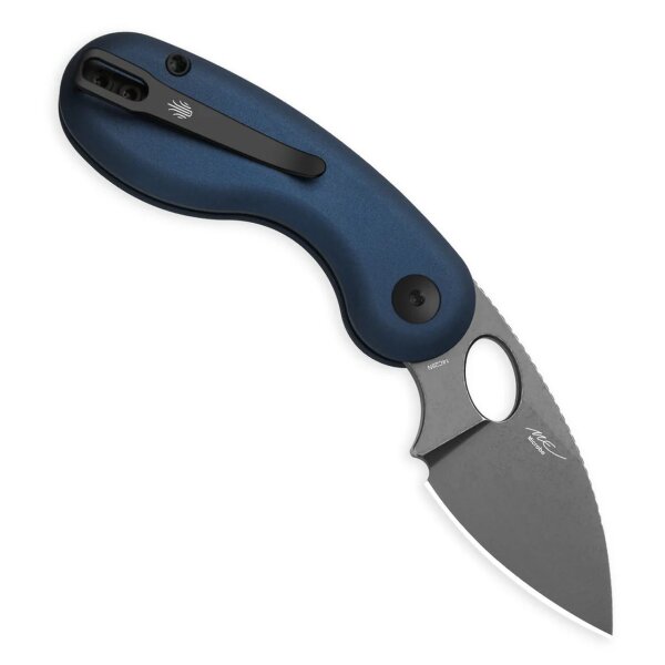 Kizer Microbe Taschenmesser 14C28N Stahl Aluminium Blau