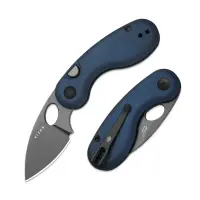 Kizer Microbe Taschenmesser 14C28N Stahl Aluminium Blau