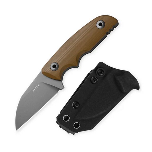 Kizer Snick Fahrtenmesser AEB-L Stahl G10 Coyote EDC