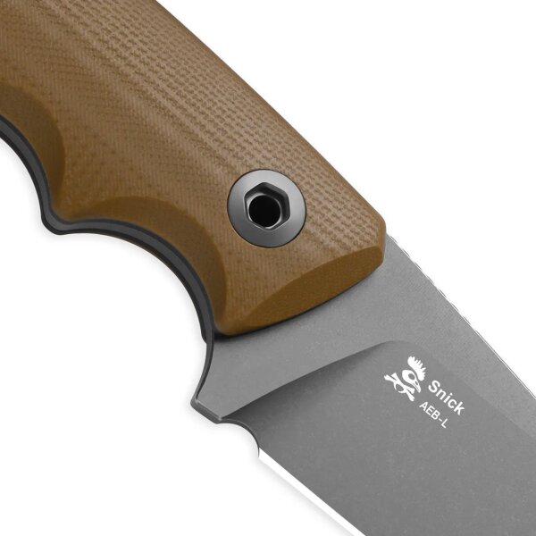 Kizer Snick Fahrtenmesser AEB-L Stahl G10 Coyote EDC