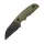 Kizer Snick Fahrtenmesser AEB-L Stahl G10 Olivegrün EDC