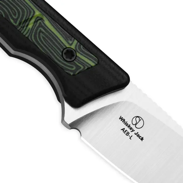 Kizer Whiskey Jack Fahrtenmesser AEB-L G10 Damascus EDC