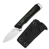 Kizer Whiskey Jack Fahrtenmesser AEB-L G10 Damascus EDC