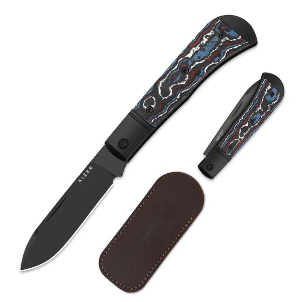Kizer Trestle D Slipjoint S90V Stahl Aluminium & Fat Carbon