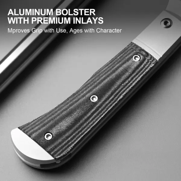 Kizer Trestle D Slipjoint Nitro-V Stahl Aluminium & Norplex UltreX™ Micarta