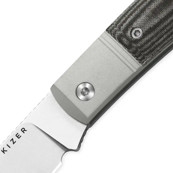 Kizer Trestle D Slipjoint Nitro-V Stahl Aluminium & Norplex UltreX™ Micarta
