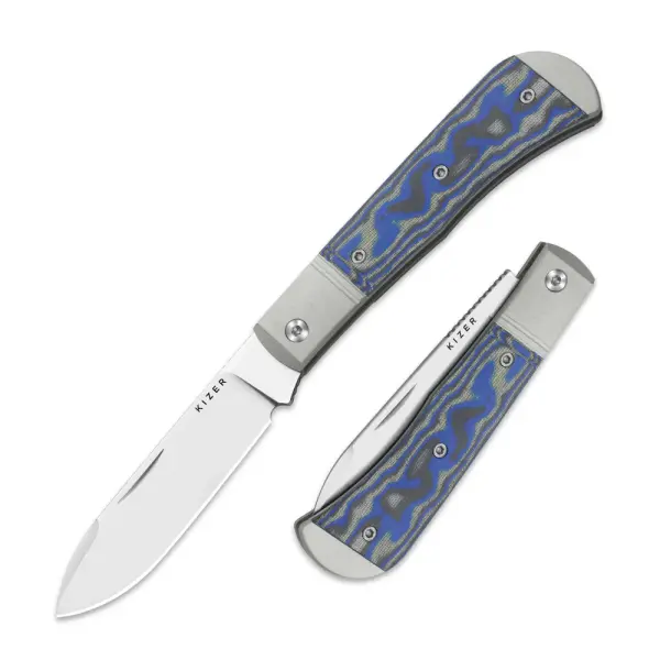 Kizer Trestle D Slipjoint Nitro-V Stahl Aluminium & Vortex Micarta