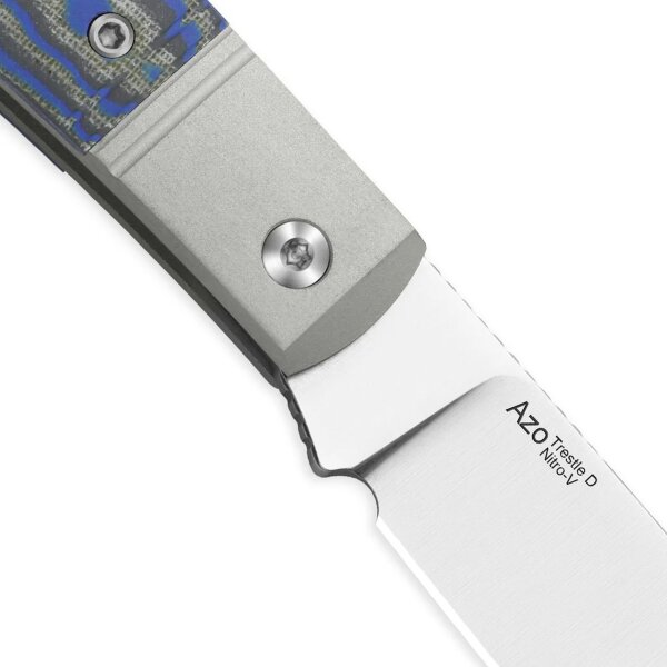 Kizer Trestle D Slipjoint Nitro-V Stahl Aluminium & Vortex Micarta