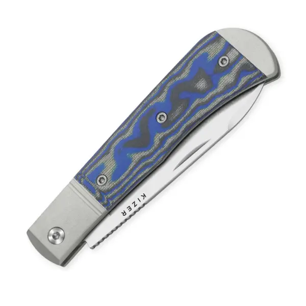 Kizer Trestle D Slipjoint Nitro-V Stahl Aluminium & Vortex Micarta