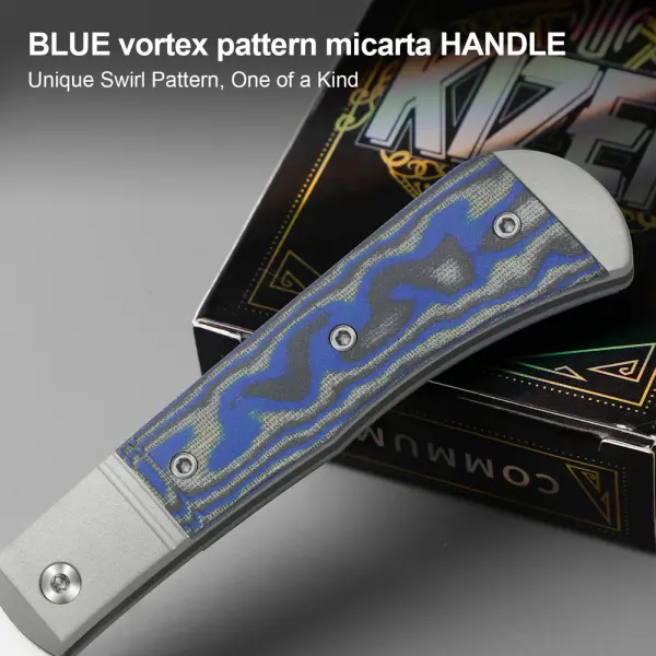 Kizer Trestle D Slipjoint Nitro-V Stahl Aluminium & Vortex Micarta