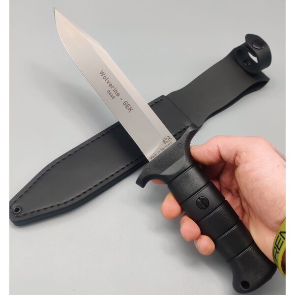 Eickhorn Wolverine-GEK Silber Glatt Fahrtenmesser