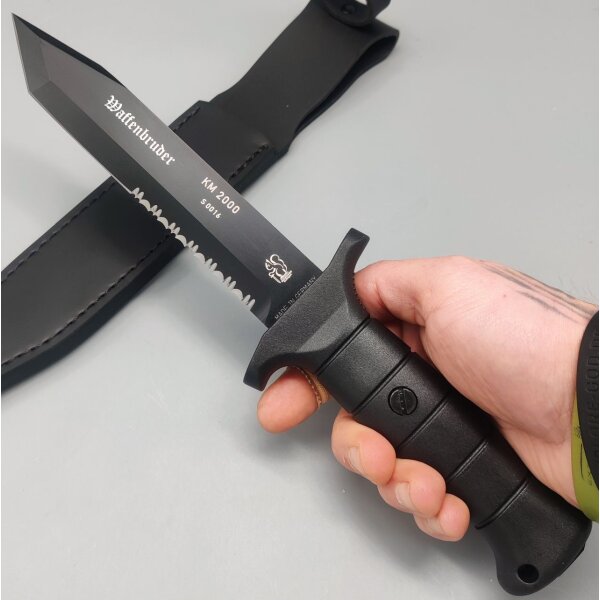 Eickhorn KM 2000 Militärmesser Lederscheide Sonderanfertigung