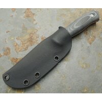 J&V Chacal Neck MoVa Micarta Schwarz inkl. Kydexscheide