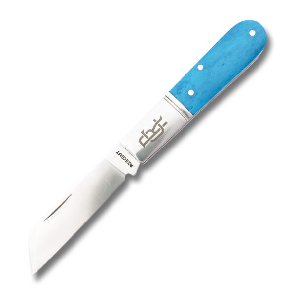 RoseCraft Blades Beaver Creek Barlow Bora Bora Blue Slipjoint Taschenmesser