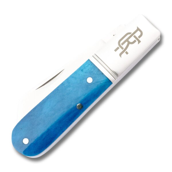 RoseCraft Blades Beaver Creek Barlow Bora Bora Blue Slipjoint Taschenmesser