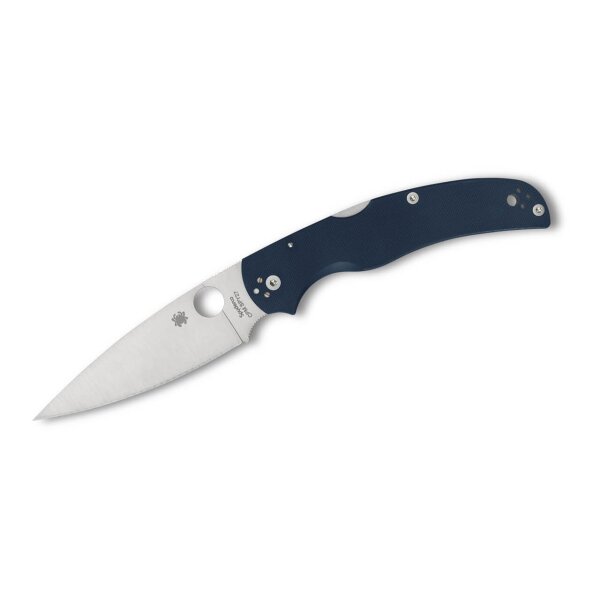 Spyderco Native Chief Blue G10 CPM-SPY27 PlainEdge Backlock 01SP1328