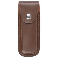 Herbertz Etui braun mit Druckknopf für Messer 11 cm
