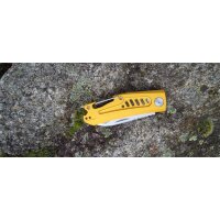 Midgards Messer Carabiner Folder Gelb Slipjoint...