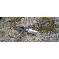 Midgards Messer Carabiner Folder Schwarz Slipjoint...
