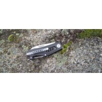 Midgards Messer Carabiner Folder Schwarz Slipjoint...