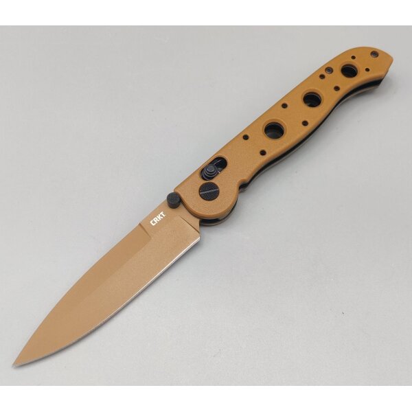CRKT M16-03XD Desert D2 Stahl Crossbar Lock 01CR1602XD