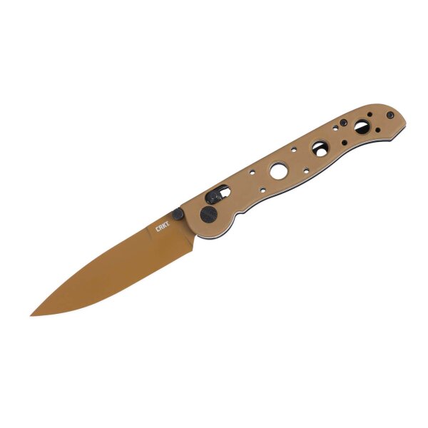 CRKT M16-03XD Desert D2 Stahl Crossbar Lock 01CR1602XD