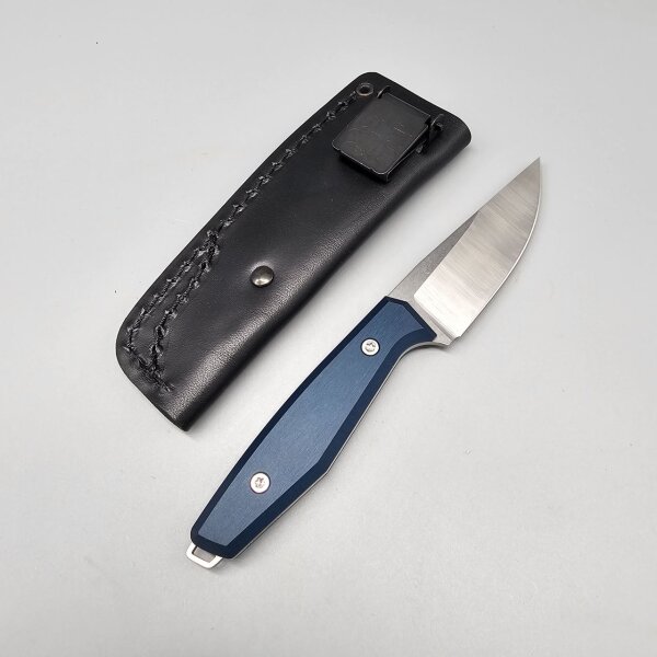 Böker Daily Knives AK1 Droppoint MagnaCut Blue EDC Fahrtenmesser Alex Kremer Design