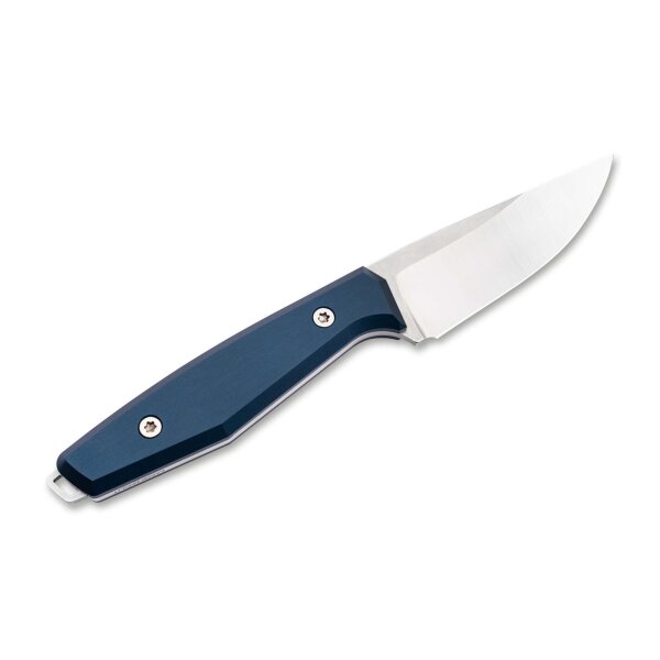 Böker Daily Knives AK1 Droppoint MagnaCut Blue EDC Fahrtenmesser Alex Kremer Design