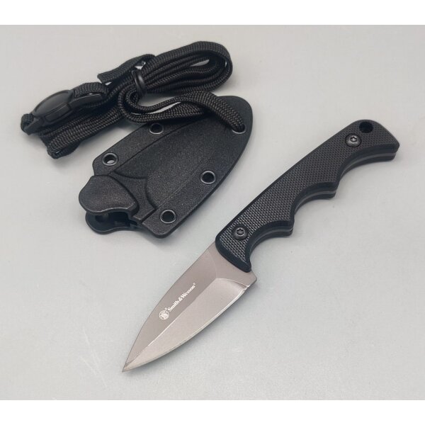 Smith & Wesson HRT SPEAR POINT NECK MESSER 1193157 S&W