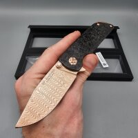 Böker Solingen Messer M4 SHERMAN-DAMAST Rose Gold...