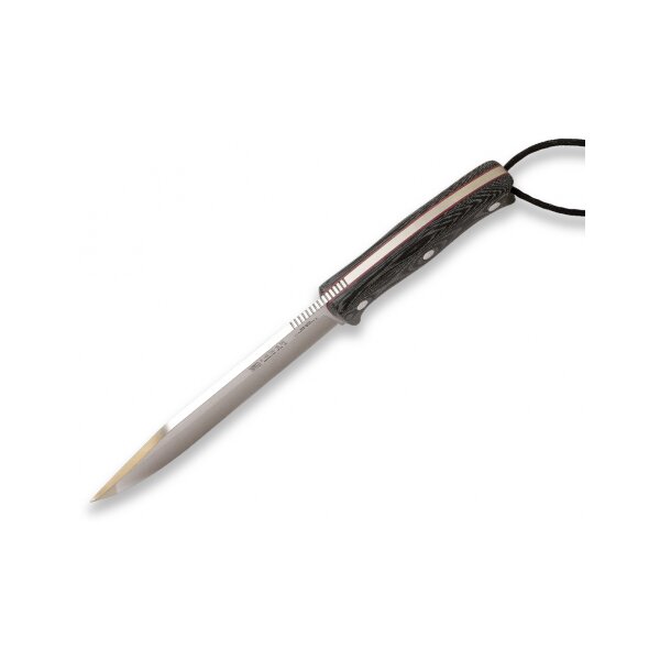 Joker Bush Camp Knife Bushcraftmesser N695 Stahl 6mm stark Lederscheide Dangler