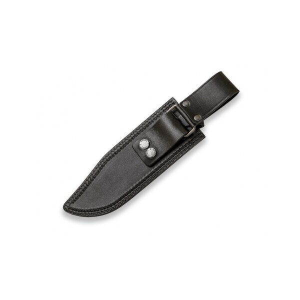 Joker Bush Camp Knife Bushcraftmesser N695 Stahl 6mm stark Lederscheide Dangler