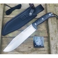 Joker Bush Camp Knife Bushcraftmesser N695 Stahl 6mm...