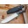 Joker Bush Camp Knife Bushcraftmesser N695 Stahl 6mm stark Lederscheide Dangler