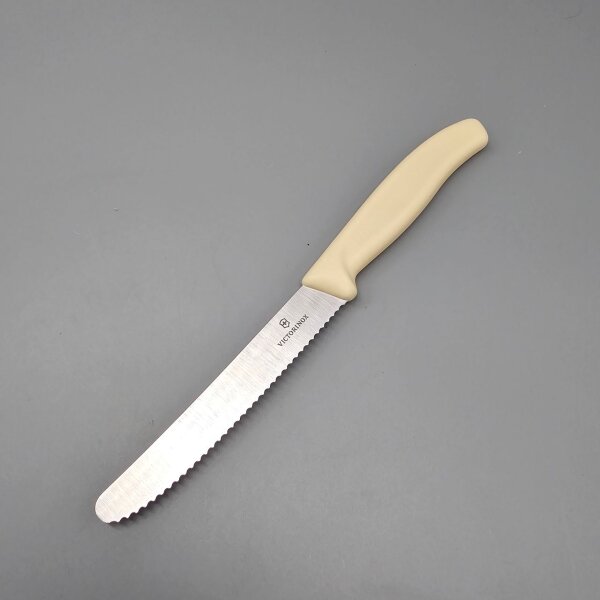 Victorinox Tomatenmesser Brötchenmesser Limitierte Saisonfarben Beige