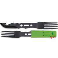 Albainox Camping Set Gabel Messer Flaschenöffner...