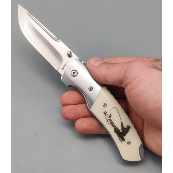 Albainox Messer Taschenmesser Sammlermesser für Fischer Angler