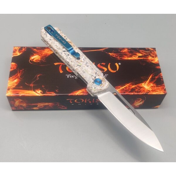 Tokisu Glacial Mikarta II Taschenmesser 7Cr17MoV Stahl