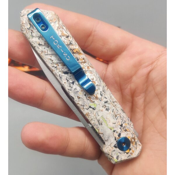 Tokisu Glacial Mikarta II Taschenmesser 7Cr17MoV Stahl