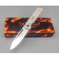 Tokisu Glacial Mikarta II Taschenmesser 7Cr17MoV Stahl
