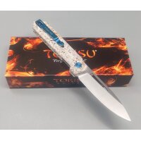 Tokisu Glacial Mikarta II Taschenmesser 7Cr17MoV Stahl
